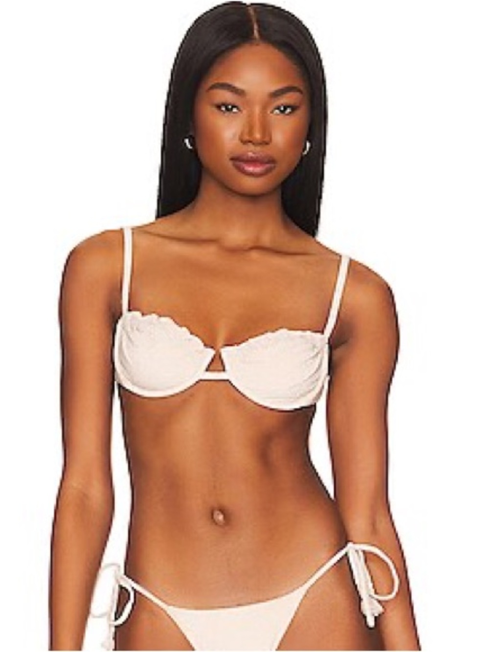 NWT Bananhot Emelie Bikini Top Pink Sparkle Balconette Women’s Size Medium
